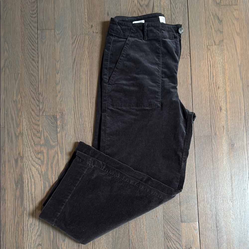 Loft size 10 Black/Grey Corduroy Pants
